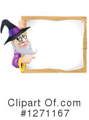 Wizard Clipart #1271167 by AtStockIllustration