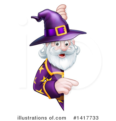 Royalty-Free (RF) Wizard Clipart Illustration by AtStockIllustration - Stock Sample #1417733