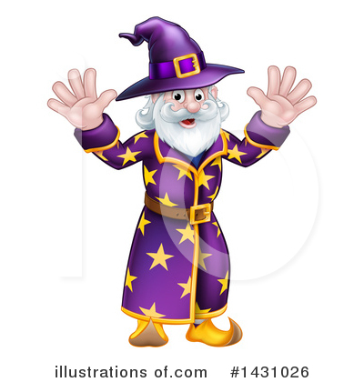 Royalty-Free (RF) Wizard Clipart Illustration by AtStockIllustration - Stock Sample #1431026