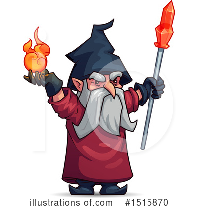Royalty-Free (RF) Wizard Clipart Illustration by Vector Tradition SM - Stock Sample #1515870