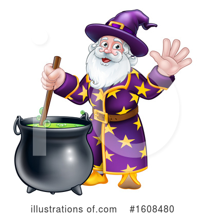 Cauldron Clipart #1608480 by AtStockIllustration