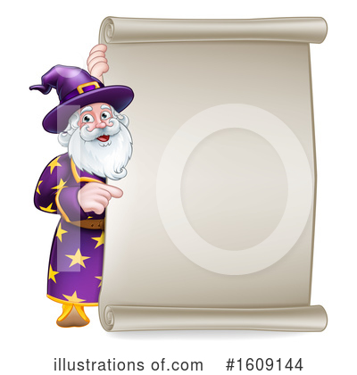Royalty-Free (RF) Wizard Clipart Illustration by AtStockIllustration - Stock Sample #1609144