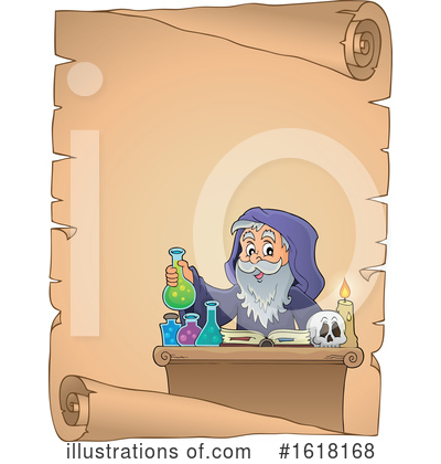 Royalty-Free (RF) Wizard Clipart Illustration by visekart - Stock Sample #1618168