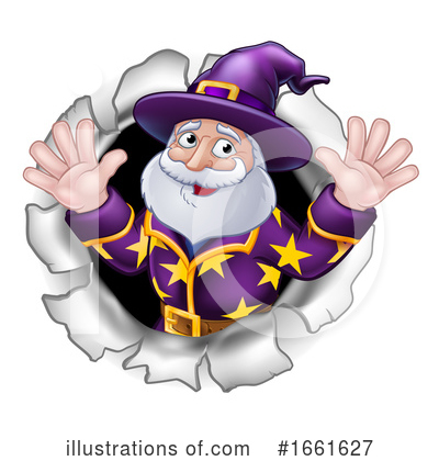 Royalty-Free (RF) Wizard Clipart Illustration by AtStockIllustration - Stock Sample #1661627