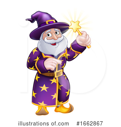 Royalty-Free (RF) Wizard Clipart Illustration by AtStockIllustration - Stock Sample #1662867