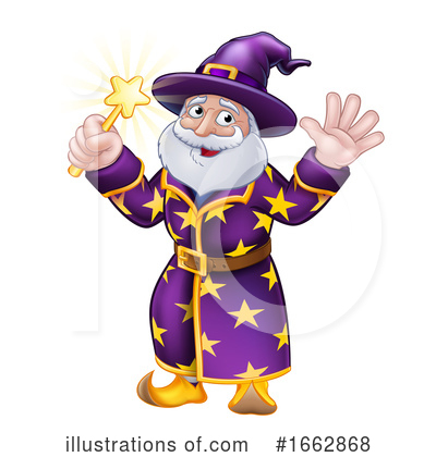 Royalty-Free (RF) Wizard Clipart Illustration by AtStockIllustration - Stock Sample #1662868