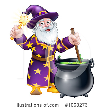 Cauldron Clipart #1663273 by AtStockIllustration