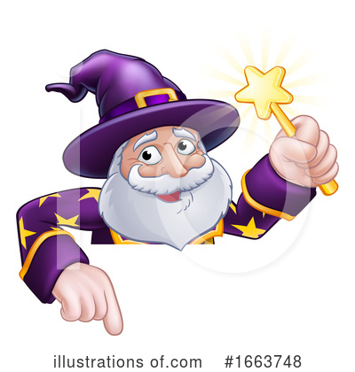 Royalty-Free (RF) Wizard Clipart Illustration by AtStockIllustration - Stock Sample #1663748
