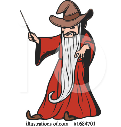 Royalty-Free (RF) Wizard Clipart Illustration by Vector Tradition SM - Stock Sample #1684701