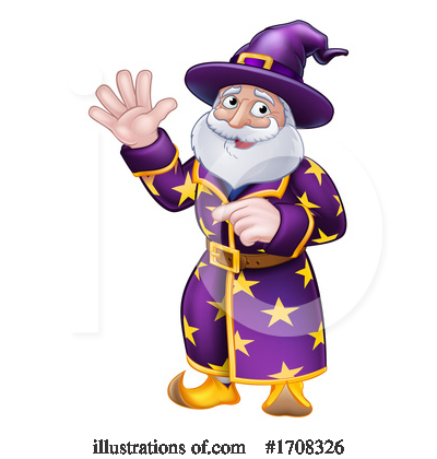 Royalty-Free (RF) Wizard Clipart Illustration by AtStockIllustration - Stock Sample #1708326