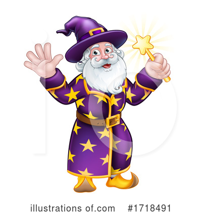 Royalty-Free (RF) Wizard Clipart Illustration by AtStockIllustration - Stock Sample #1718491