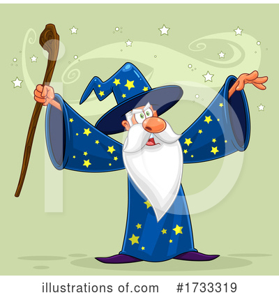 Royalty-Free (RF) Wizard Clipart Illustration by Hit Toon - Stock Sample #1733319