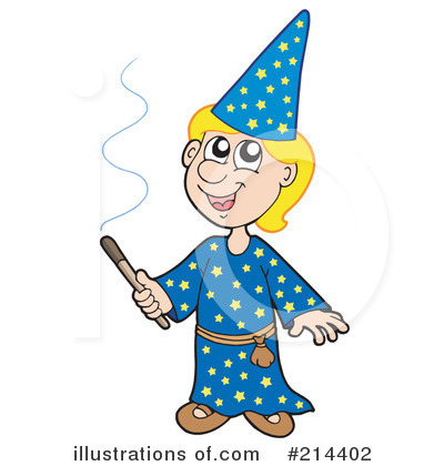 Royalty-Free (RF) Wizard Clipart Illustration by visekart - Stock Sample #214402