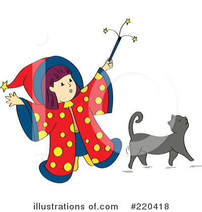 Royalty-Free (RF) Wizard Clipart Illustration by Cherie Reve - Stock Sample #220418