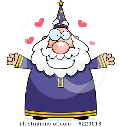 Royalty-Free (RF) Wizard Clipart Illustration by Cory Thoman - Stock Sample #229018