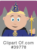 Wizard Clipart #39778 by Dennis Holmes Designs