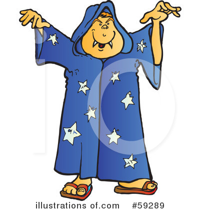 Royalty-Free (RF) Wizard Clipart Illustration by Snowy - Stock Sample #59289