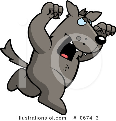 Royalty-Free (RF) Wolf Clipart Illustration by Cory Thoman - Stock Sample #1067413