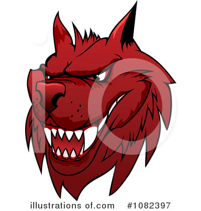 Royalty-Free (RF) Wolf Clipart Illustration by Vector Tradition SM - Stock Sample #1082397