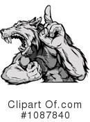 Wolf Clipart #1087840 by Chromaco