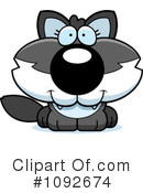 Wolf Clipart #1092674 by Cory Thoman