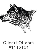 Wolf Clipart #1115161 by Prawny Vintage
