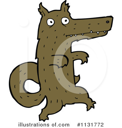 Royalty-Free (RF) Wolf Clipart Illustration by lineartestpilot - Stock Sample #1131772