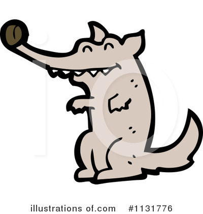 Royalty-Free (RF) Wolf Clipart Illustration by lineartestpilot - Stock Sample #1131776