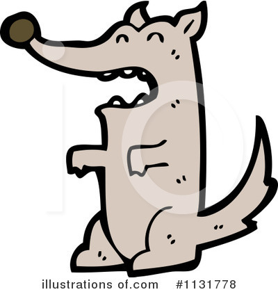 Royalty-Free (RF) Wolf Clipart Illustration by lineartestpilot - Stock Sample #1131778