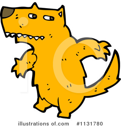 Royalty-Free (RF) Wolf Clipart Illustration by lineartestpilot - Stock Sample #1131780