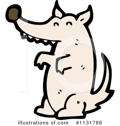 Royalty-Free (RF) Wolf Clipart Illustration by lineartestpilot - Stock Sample #1131788