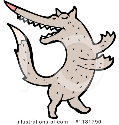 Royalty-Free (RF) Wolf Clipart Illustration by lineartestpilot - Stock Sample #1131790