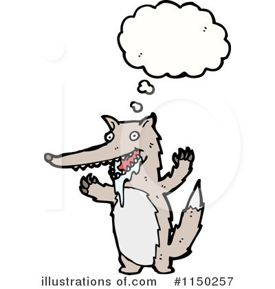 Royalty-Free (RF) Wolf Clipart Illustration by lineartestpilot - Stock Sample #1150257