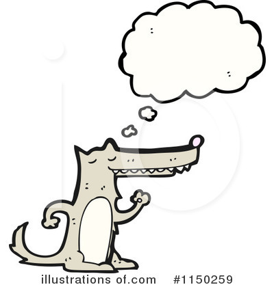 Royalty-Free (RF) Wolf Clipart Illustration by lineartestpilot - Stock Sample #1150259