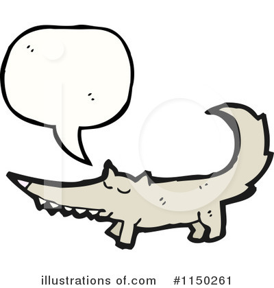 Royalty-Free (RF) Wolf Clipart Illustration by lineartestpilot - Stock Sample #1150261