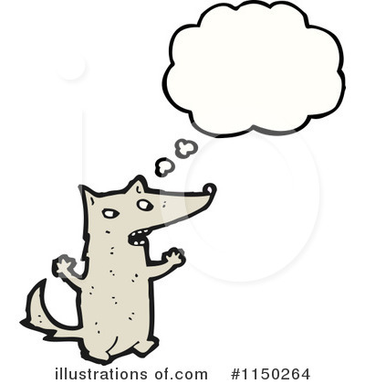 Royalty-Free (RF) Wolf Clipart Illustration by lineartestpilot - Stock Sample #1150264
