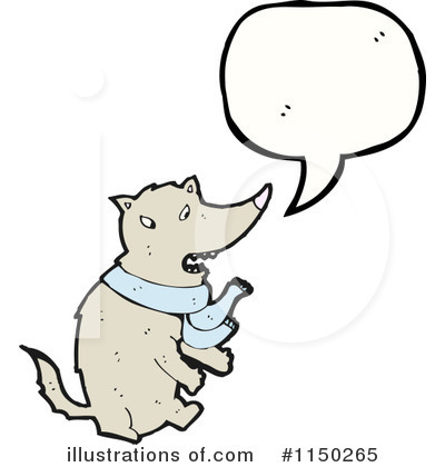 Royalty-Free (RF) Wolf Clipart Illustration by lineartestpilot - Stock Sample #1150265