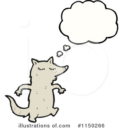 Royalty-Free (RF) Wolf Clipart Illustration by lineartestpilot - Stock Sample #1150266