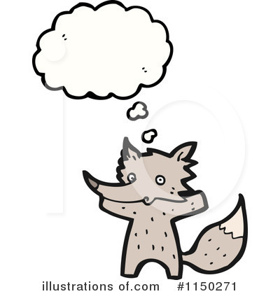 Royalty-Free (RF) Wolf Clipart Illustration by lineartestpilot - Stock Sample #1150271