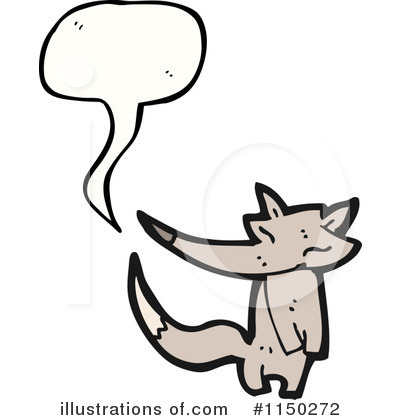 Royalty-Free (RF) Wolf Clipart Illustration by lineartestpilot - Stock Sample #1150272