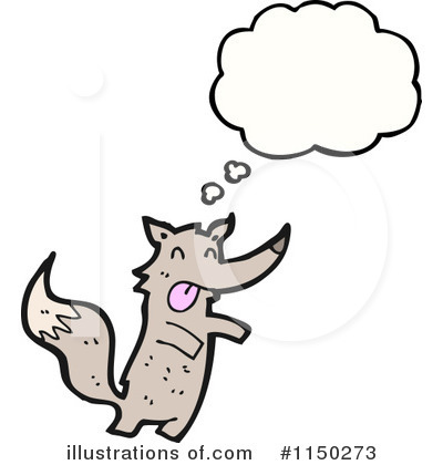 Royalty-Free (RF) Wolf Clipart Illustration by lineartestpilot - Stock Sample #1150273