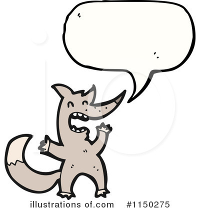 Royalty-Free (RF) Wolf Clipart Illustration by lineartestpilot - Stock Sample #1150275