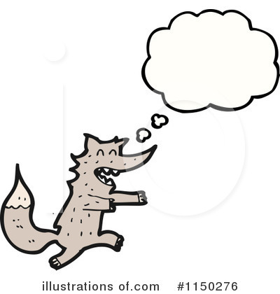 Royalty-Free (RF) Wolf Clipart Illustration by lineartestpilot - Stock Sample #1150276