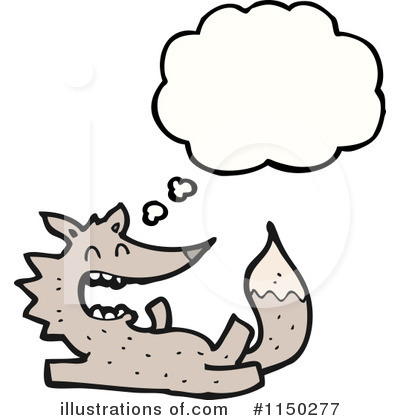 Royalty-Free (RF) Wolf Clipart Illustration by lineartestpilot - Stock Sample #1150277