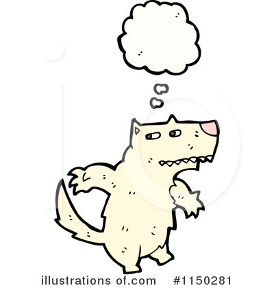 Royalty-Free (RF) Wolf Clipart Illustration by lineartestpilot - Stock Sample #1150281