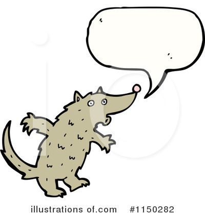 Royalty-Free (RF) Wolf Clipart Illustration by lineartestpilot - Stock Sample #1150282