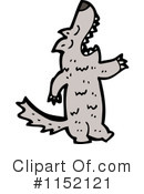 Wolf Clipart #1152121 by lineartestpilot