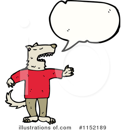 Royalty-Free (RF) Wolf Clipart Illustration by lineartestpilot - Stock Sample #1152189