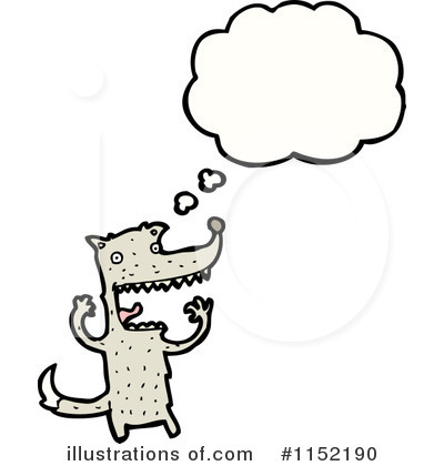 Royalty-Free (RF) Wolf Clipart Illustration by lineartestpilot - Stock Sample #1152190