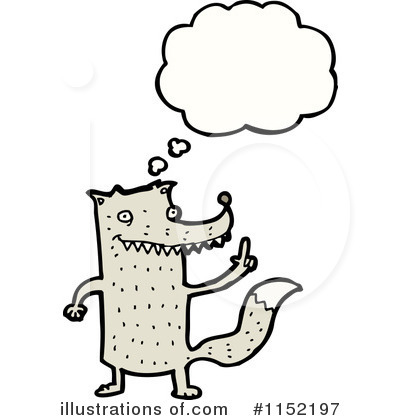 Royalty-Free (RF) Wolf Clipart Illustration by lineartestpilot - Stock Sample #1152197
